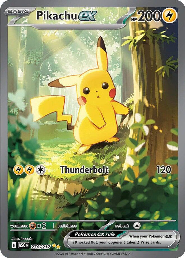 Pikachu ex (276/217) (Holofoil) [ME: Ascended Heroes]