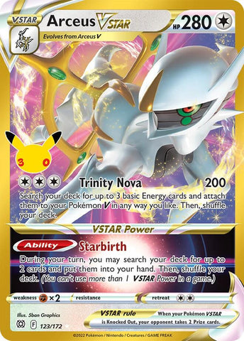 Arceus VSTAR #123 Pokemon 30th Celebration