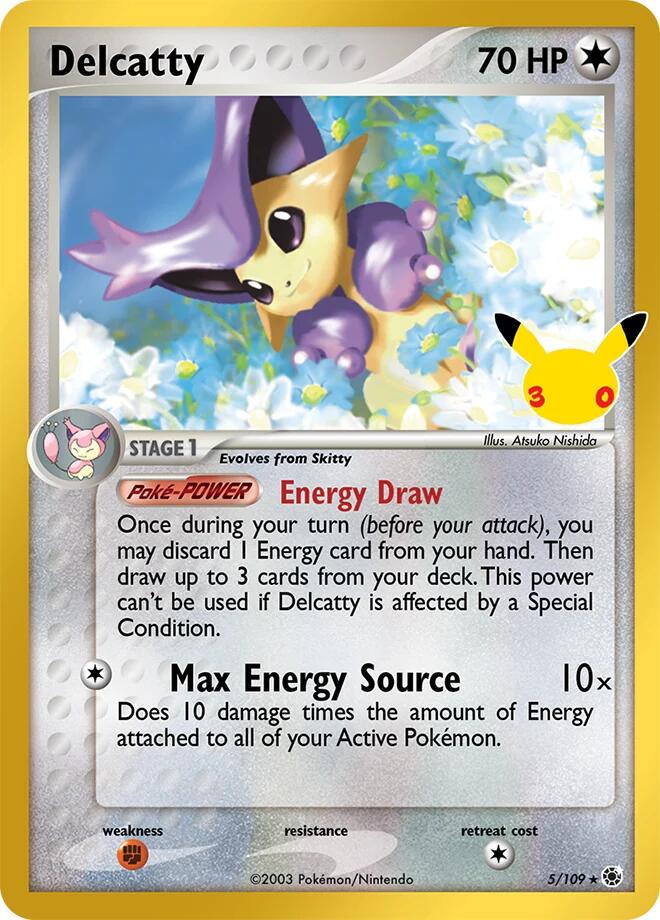 Delcatty #5 Pokemon 30th Celebration