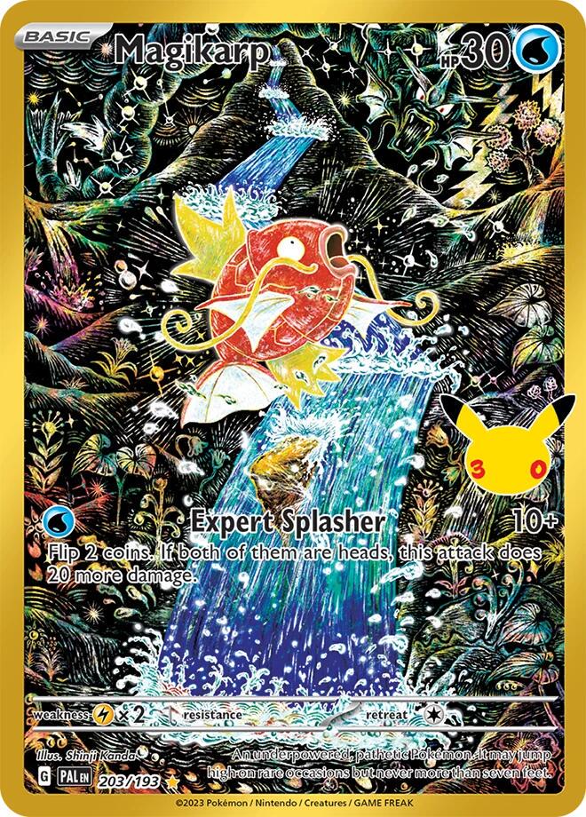 Magikarp #203 Pokemon 30th Celebratio
