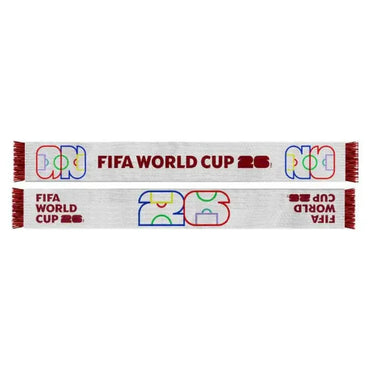 2026 FIFA World Cup White Acrylic Scarf