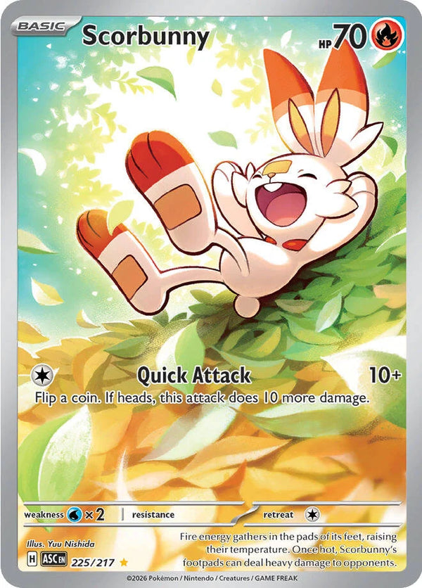 Scorbunny (225/217) (Holofoil) [ME: Ascended Heroes]