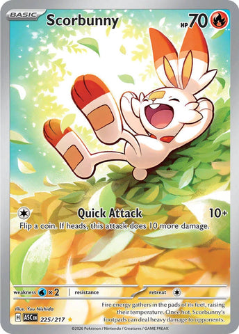Scorbunny (225/217) (Holofoil) [ME: Ascended Heroes]