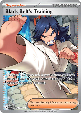 Black Belt's Training (255/217) (Holofoil) [ME: Ascended Heroes]