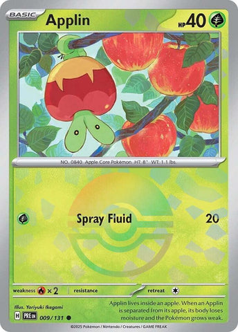 Applin (009/131) (Poke Ball Pattern) [Scarlet & Violet: Prismatic Evolutions]