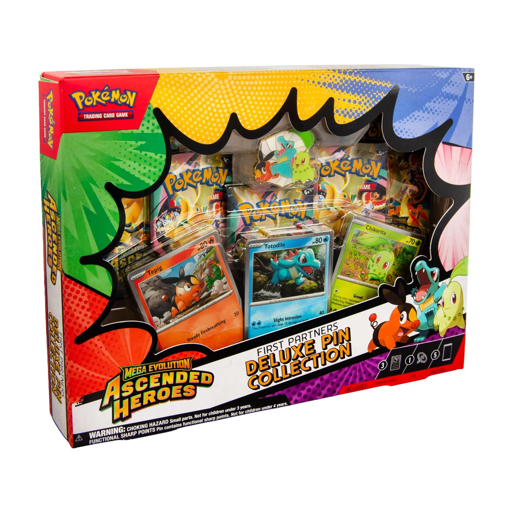 Pokemon Ascended Heroes First Partners Deluxe Pin Collection