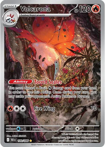 Volcarona (100/086) [Scarlet & Violet: Black Bolt]