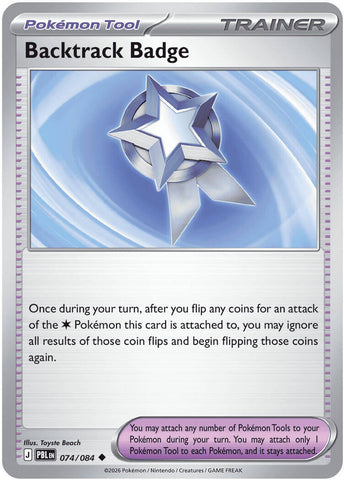 Backtrack Badge (074/084) [Mega Evolution: Pitch Black]