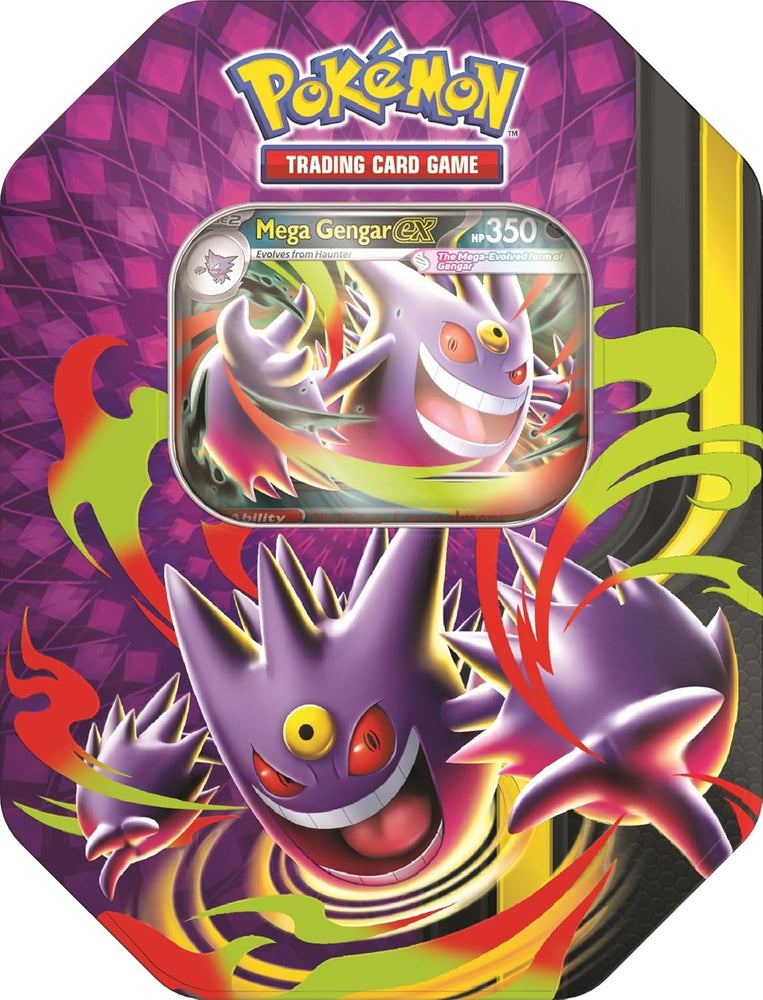 Pokémon TCG: Mega Moonlit Tin - Mega Gengar EX