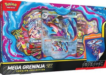 Pokémon Mega Greninja ex Premium Collection Click to expand Pokémon Mega Greninja ex Premium Collection