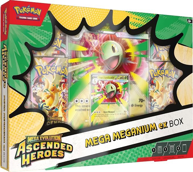 Pokemon Mega EX Box Ascended Heroes Collection (1 Art Chosen at Random)