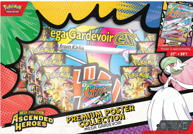 Mega Evolutions: Ascended Heroes - Premium Poster Collection (Mega Gardevoir) (Pre-Order)