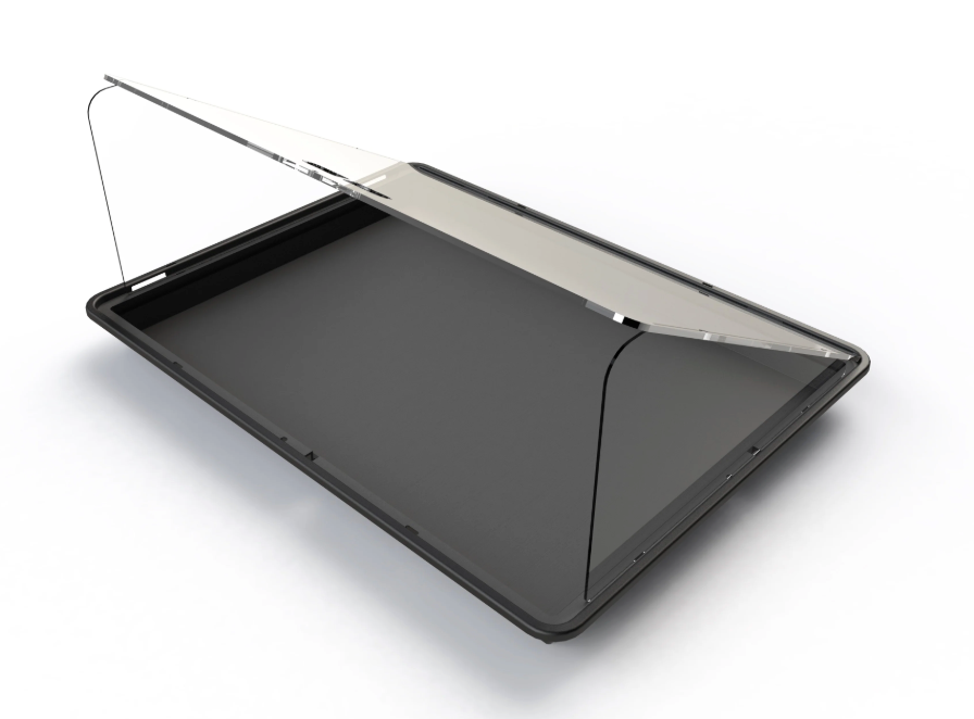 Zion Horizontal Display Case with Risers