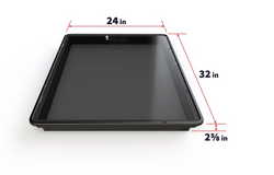 Zion Horizontal Display Case with Risers