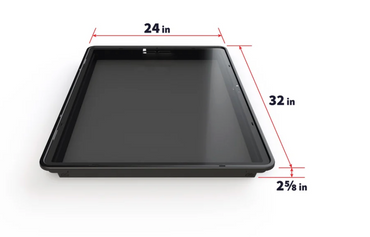 Zion Horizontal Display Case with Risers